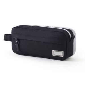 PALIFEUR Pencil Case Large Capacity Pencil Pouch, Multi-layer Aesthetic Pen Bag, Sturdy Multifunctional Pencil Bag, Pencil Box, Black - Image 8