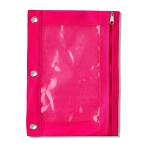 Pen + Gear Black Solid Polyester Zipper Binder Pouch - Image 13