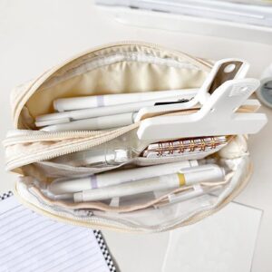 PALIFEUR Pencil Case Large Capacity Pencil Pouch, Multi-layer Aesthetic Pen Bag, Sturdy Multifunctional Pencil Bag, Pencil Box, Black - Image 17