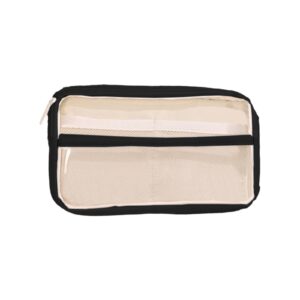 PALIFEUR Pencil Case Large Capacity Pencil Pouch, Multi-layer Aesthetic Pen Bag, Sturdy Multifunctional Pencil Bag, Pencil Box, Black - Image 26