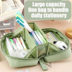 PALIFEUR Pencil Case Large Capacity Pencil Pouch, Multi-layer Aesthetic Pen Bag, Sturdy Multifunctional Pencil Bag, Pencil Box, Black - Image 47