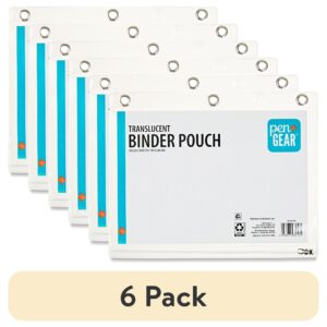 Pen+Gear OPP Clear Binder Pouch, Pencil Case for Elementary School - Image 6