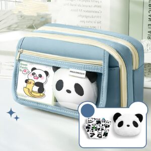 PALIFEUR Pencil Case Large Capacity Pencil Pouch, Multi-layer Aesthetic Pen Bag, Sturdy Multifunctional Pencil Bag, Pencil Box, Black - Image 62