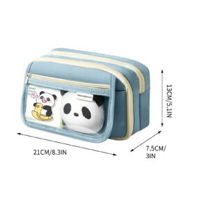 PALIFEUR Pencil Case Large Capacity Pencil Pouch, Multi-layer Aesthetic Pen Bag, Sturdy Multifunctional Pencil Bag, Pencil Box, Black - Image 64