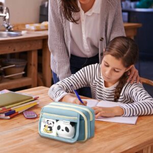 PALIFEUR Pencil Case Large Capacity Pencil Pouch, Multi-layer Aesthetic Pen Bag, Sturdy Multifunctional Pencil Bag, Pencil Box, Black - Image 66