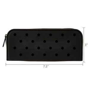 Pen+Gear Silicone Pencil Pouch for Student, Blue - Image 12