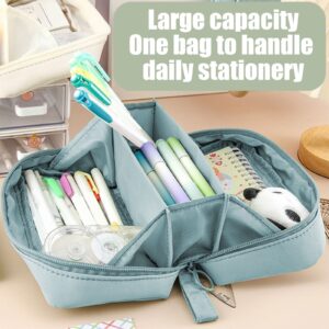 PALIFEUR Pencil Case Large Capacity Pencil Pouch, Multi-layer Aesthetic Pen Bag, Sturdy Multifunctional Pencil Bag, Pencil Box, Black - Image 85