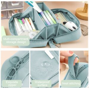 PALIFEUR Pencil Case Large Capacity Pencil Pouch, Multi-layer Aesthetic Pen Bag, Sturdy Multifunctional Pencil Bag, Pencil Box, Black - Image 86