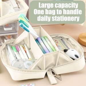 PALIFEUR Pencil Case Large Capacity Pencil Pouch, Multi-layer Aesthetic Pen Bag, Sturdy Multifunctional Pencil Bag, Pencil Box, Black - Image 91