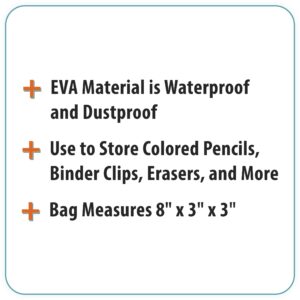 Pen + Gear Daisy Smiley Translucent Pencil Case – Great for All Educations Levels - Image 3