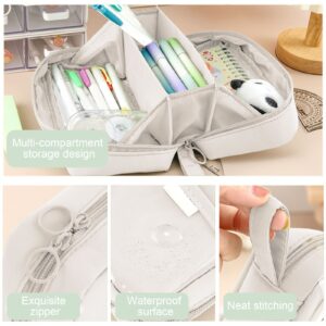 PALIFEUR Pencil Case Large Capacity Pencil Pouch, Multi-layer Aesthetic Pen Bag, Sturdy Multifunctional Pencil Bag, Pencil Box, Black - Image 92