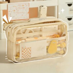 PALIFEUR Pencil Case Large Capacity Pencil Pouch, Multi-layer Aesthetic Pen Bag, Sturdy Multifunctional Pencil Bag, Pencil Box, Black - Image 93