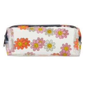 Pen + Gear Daisy Smiley Translucent Pencil Case – Great for All Educations Levels - Image 4