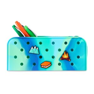 Pen+Gear Silicone Pencil Pouch for Student, Blue - Image 17