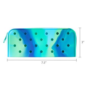 Pen+Gear Silicone Pencil Pouch for Student, Blue - Image 18