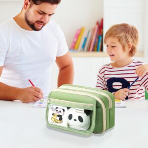 PALIFEUR Pencil Case Large Capacity Pencil Pouch, Multi-layer Aesthetic Pen Bag, Sturdy Multifunctional Pencil Bag, Pencil Box, Black - Image 102