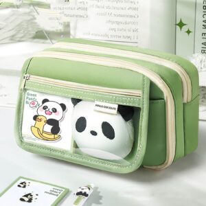 PALIFEUR Pencil Case Large Capacity Pencil Pouch, Multi-layer Aesthetic Pen Bag, Sturdy Multifunctional Pencil Bag, Pencil Box, Black - Image 104