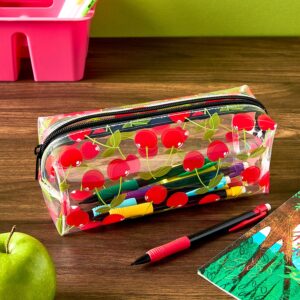 Pen + Gear Daisy Smiley Translucent Pencil Case – Great for All Educations Levels - Image 9