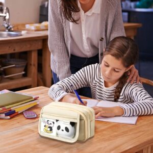 PALIFEUR Pencil Case Large Capacity Pencil Pouch, Multi-layer Aesthetic Pen Bag, Sturdy Multifunctional Pencil Bag, Pencil Box, Black - Image 109