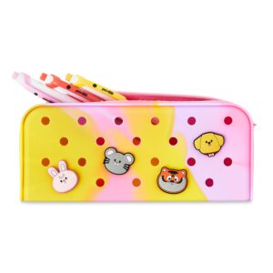 Pen+Gear Silicone Pencil Pouch for Student, Blue - Image 23