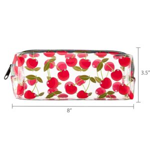 Pen + Gear Daisy Smiley Translucent Pencil Case – Great for All Educations Levels - Image 12