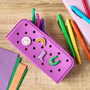 Pen+Gear Silicone Pencil Pouch for Student, Blue - Image 27