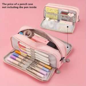 PALIFEUR Pencil Case Large Capacity Pencil Pouch, Multi-layer Aesthetic Pen Bag, Sturdy Multifunctional Pencil Bag, Pencil Box, Black - Image 123