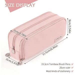 PALIFEUR Pencil Case Large Capacity Pencil Pouch, Multi-layer Aesthetic Pen Bag, Sturdy Multifunctional Pencil Bag, Pencil Box, Black - Image 124