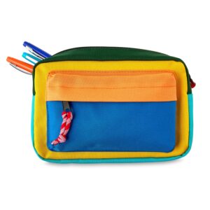 Pen+Gear Multi-Compartment Pencil Pouch, Blue - Image 5