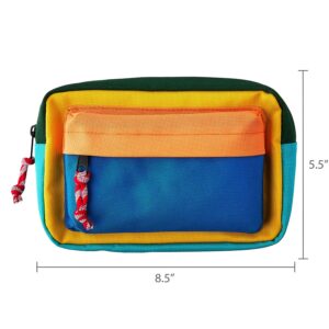 Pen+Gear Multi-Compartment Pencil Pouch, Blue - Image 6