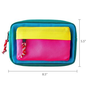 Pen+Gear Multi-Compartment Pencil Pouch, Blue - Image 12