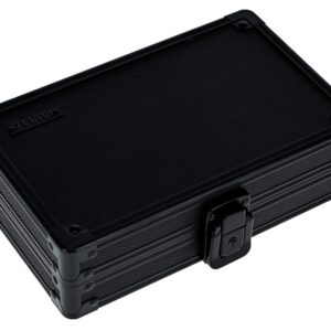 The Vaultz Locking Supplies and Pencil Box- Black Box - Image 4