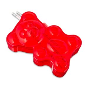 Pen+Gear Plastic Bear Pencil Box, Red Color for Elementary School - Image 5