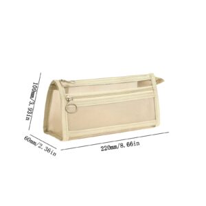 Boovnll Plastic Pencil Box - Large Capacity Stackable Clear Snap-Tight Lid Pencil Box for Pencil Markers - Storage Box for Home, Office Supplies, Pencil Case - Image 8