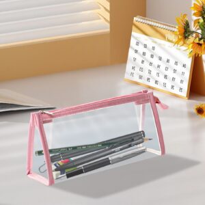 Boovnll Plastic Pencil Box - Large Capacity Stackable Clear Snap-Tight Lid Pencil Box for Pencil Markers - Storage Box for Home, Office Supplies, Pencil Case - Image 18