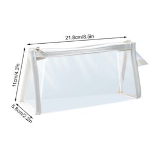 Boovnll Plastic Pencil Box - Large Capacity Stackable Clear Snap-Tight Lid Pencil Box for Pencil Markers - Storage Box for Home, Office Supplies, Pencil Case - Image 25