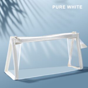 Boovnll Plastic Pencil Box - Large Capacity Stackable Clear Snap-Tight Lid Pencil Box for Pencil Markers - Storage Box for Home, Office Supplies, Pencil Case - Image 26