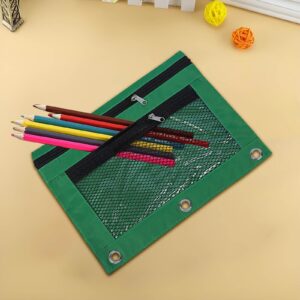 Boovnll Plastic Pencil Box - Large Capacity Stackable Clear Snap-Tight Lid Pencil Box for Pencil Markers - Storage Box for Home, Office Supplies, Pencil Case - Image 28