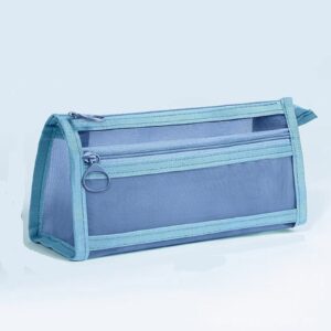 Boovnll Plastic Pencil Box - Large Capacity Stackable Clear Snap-Tight Lid Pencil Box for Pencil Markers - Storage Box for Home, Office Supplies, Pencil Case - Image 42