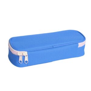 Suncoda Plastic Snap Tight Lid Large Pencil Box, White - Image 11