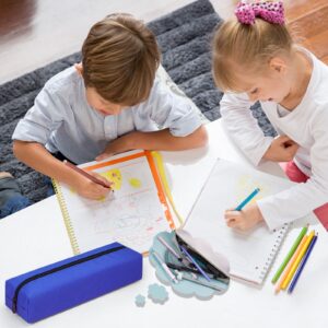 Boovnll Plastic Pencil Box - Large Capacity Stackable Clear Snap-Tight Lid Pencil Box for Pencil Markers - Storage Box for Home, Office Supplies, Pencil Case - Image 50