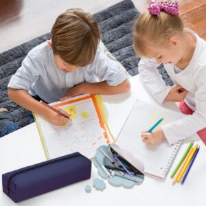 Boovnll Plastic Pencil Box - Large Capacity Stackable Clear Snap-Tight Lid Pencil Box for Pencil Markers - Storage Box for Home, Office Supplies, Pencil Case - Image 57