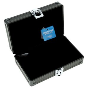 The Vaultz Locking Supplies and Pencil Box- Black Box - Image 29