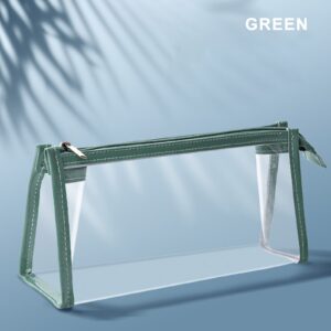 Boovnll Plastic Pencil Box - Large Capacity Stackable Clear Snap-Tight Lid Pencil Box for Pencil Markers - Storage Box for Home, Office Supplies, Pencil Case - Image 77