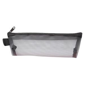 FAMTKT Clear PVC Zipper Pen Pencil Case, Big Capacity Pencil Bag Makeup Pouch Portable Toiletries and Makeup Storage Bag for Office Stationery Travel Storage (Black) on Clearance - Image 30