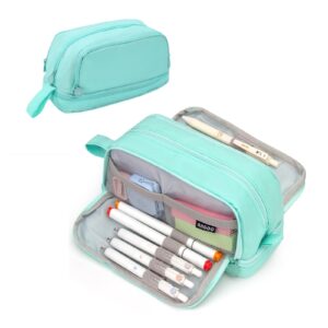 Goattoy Transparent Plastic Pencil Box Large Capacity Pencil Case Pencil Pouch for Ki-ds Gi-rls Bo-ys Adults Scho-ol & Office Supplies Gifts for Ki-ds Stu-dents - Image 23