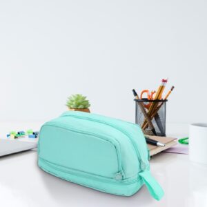 Goattoy Transparent Plastic Pencil Box Large Capacity Pencil Case Pencil Pouch for Ki-ds Gi-rls Bo-ys Adults Scho-ol & Office Supplies Gifts for Ki-ds Stu-dents - Image 24