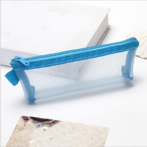 FAMTKT Clear PVC Zipper Pen Pencil Case, Big Capacity Pencil Bag Makeup Pouch Portable Toiletries and Makeup Storage Bag for Office Stationery Travel Storage (Black) on Clearance - Image 54