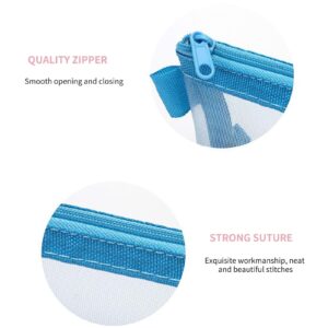 FAMTKT Clear PVC Zipper Pen Pencil Case, Big Capacity Pencil Bag Makeup Pouch Portable Toiletries and Makeup Storage Bag for Office Stationery Travel Storage (Black) on Clearance - Image 59