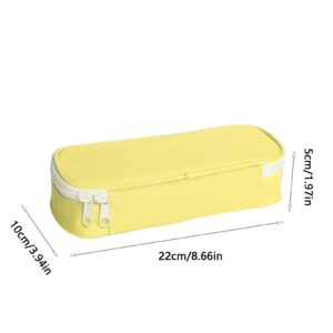 FAMTKT Clear PVC Zipper Pen Pencil Case, Big Capacity Pencil Bag Makeup Pouch Portable Toiletries and Makeup Storage Bag for Office Stationery Travel Storage (Black) on Clearance - Image 64